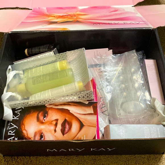 Mary Kay Box with items inside